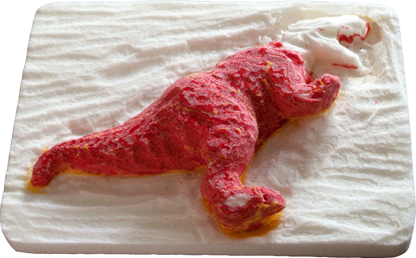 Schnitzen nach Farben - Relief T-Rex (ohne Werkzeug)