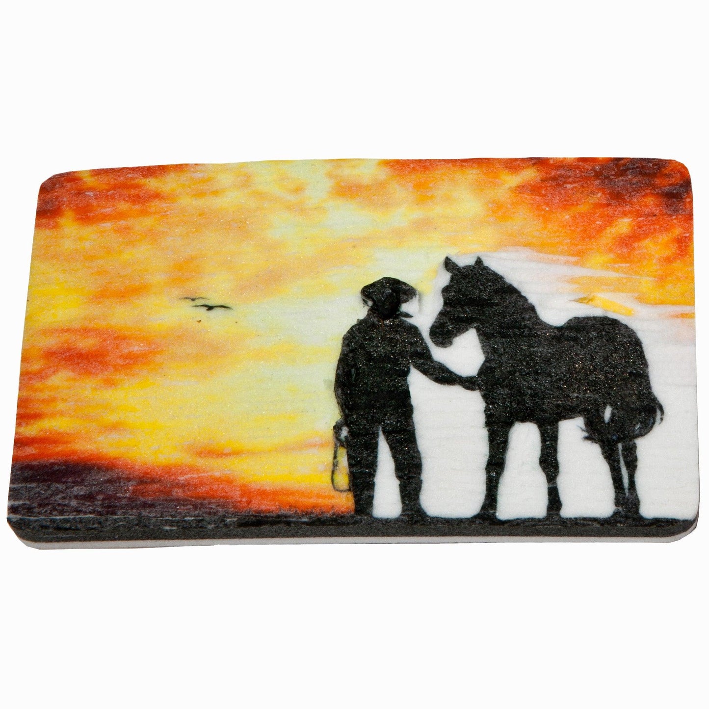 Schnitzen nach Farben - Schnitzbild Modell Cowboy (ohne Werkzeug)