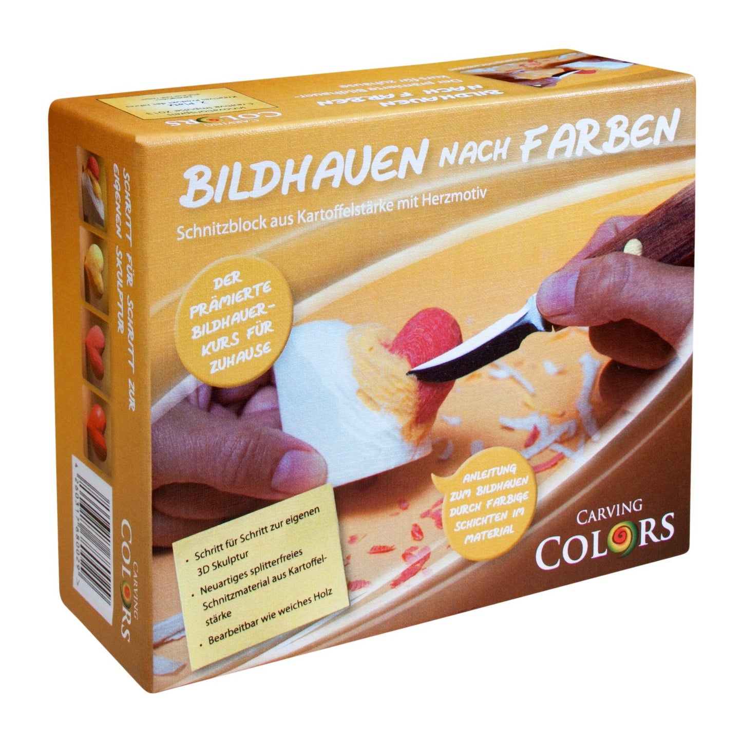 Schnitzen nach Farben - 3D Modell Herz