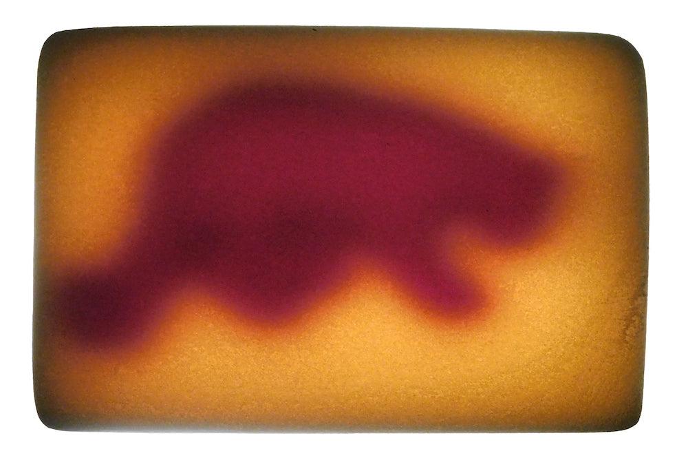 Schnitzen nach Farben - Relief Panther (ohne Werkzeug)