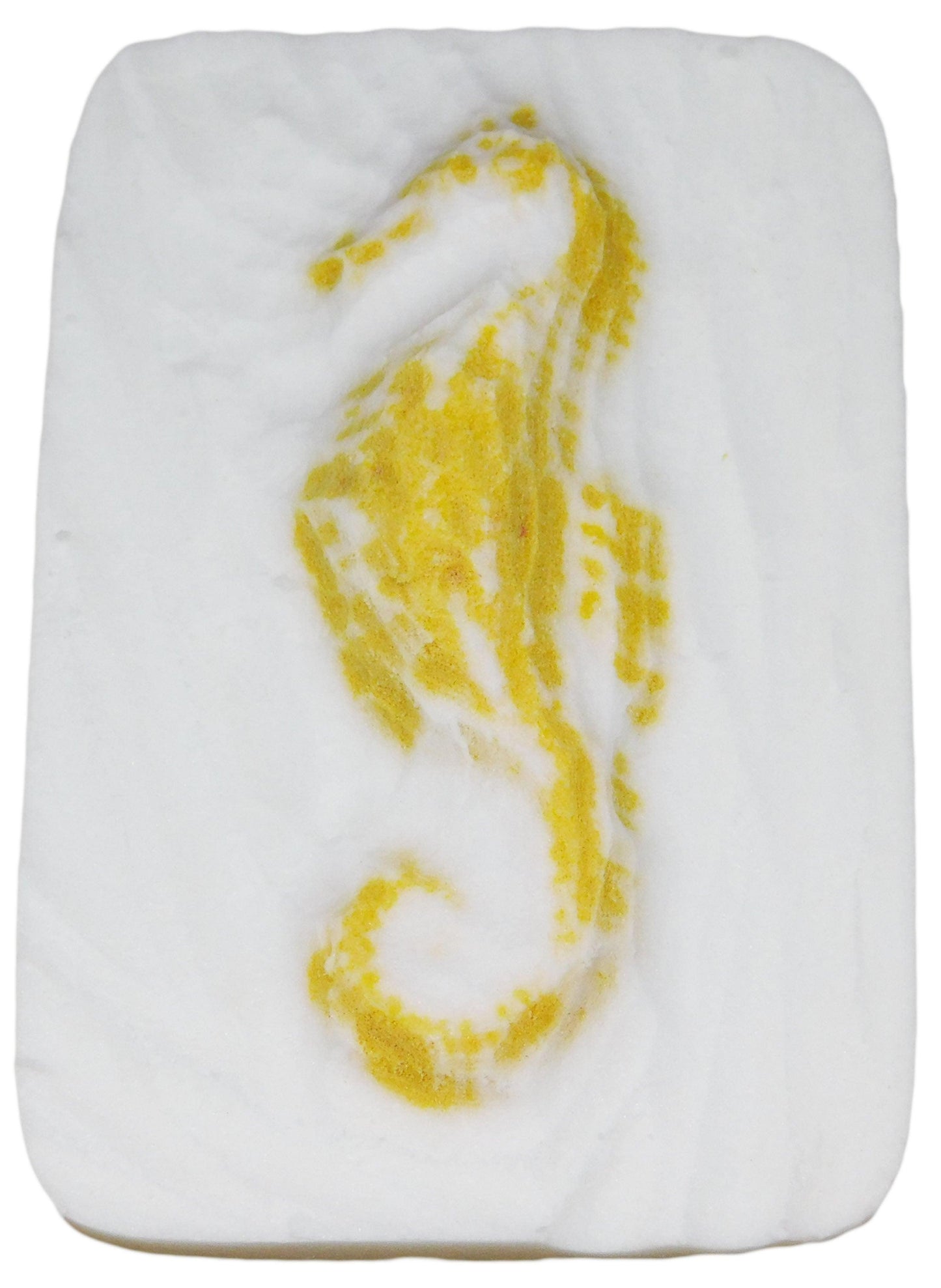 Schnitzen nach Farben - Relief Seepferdchen (ohne Werkzeug)