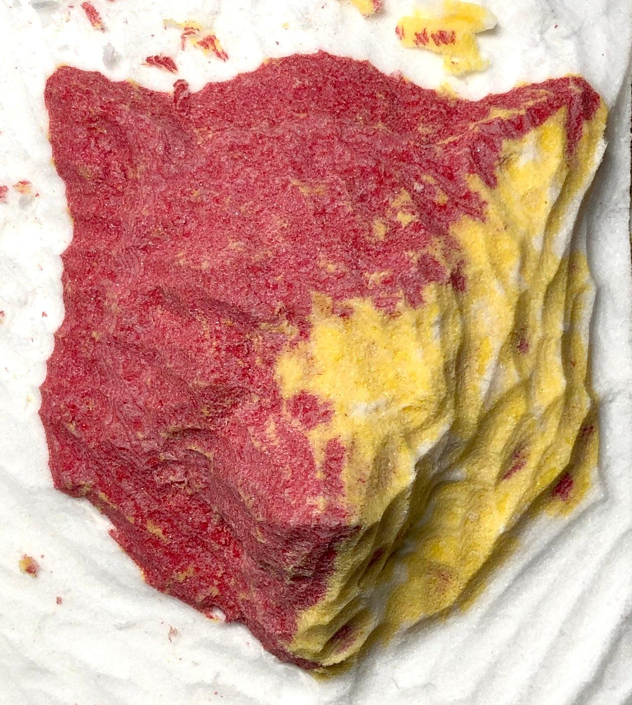 Schnitzen nach Farben - Relief Wolf (ohne Werkzeug)