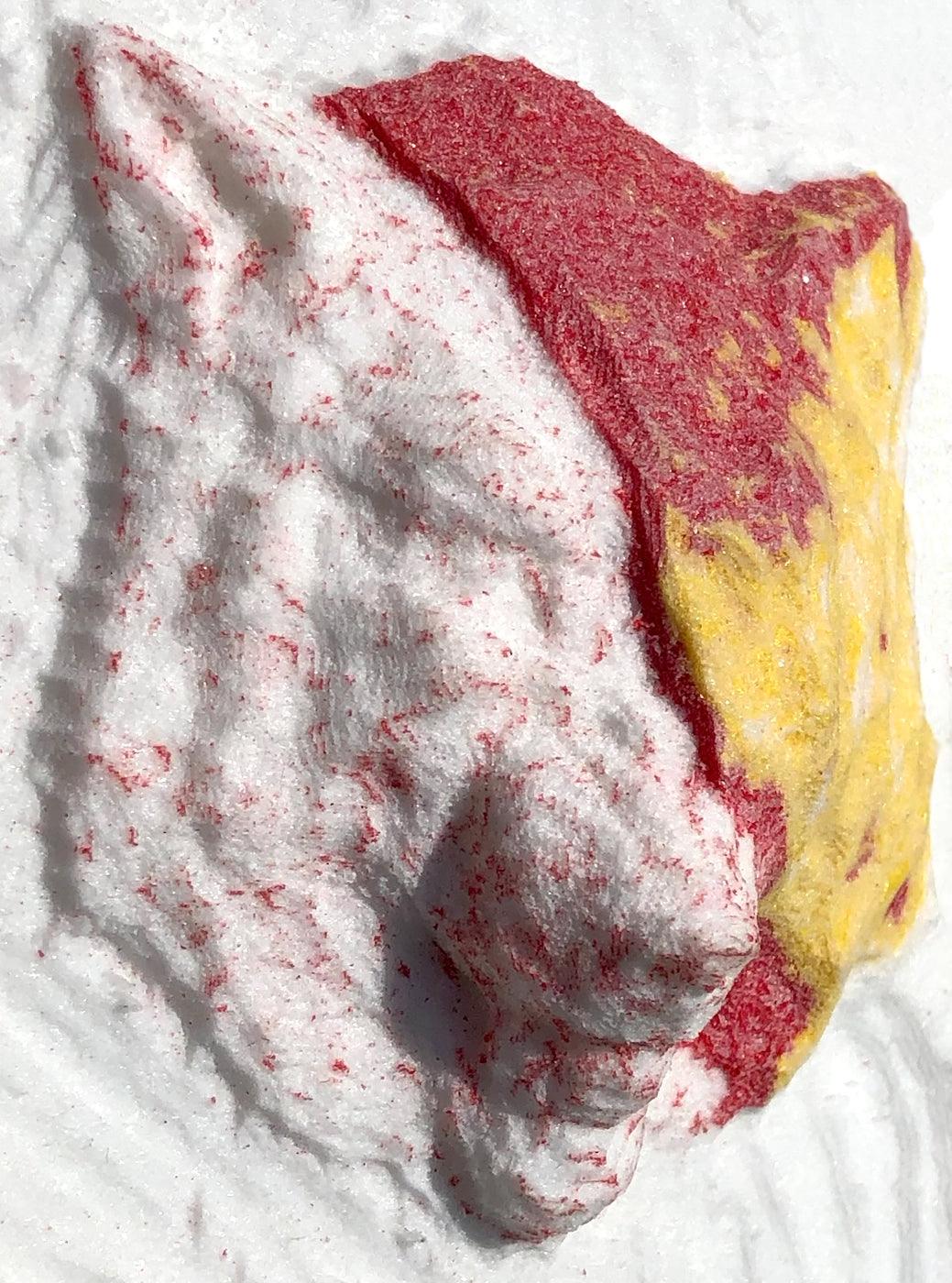 Schnitzen nach Farben - Relief Wolf (ohne Werkzeug)