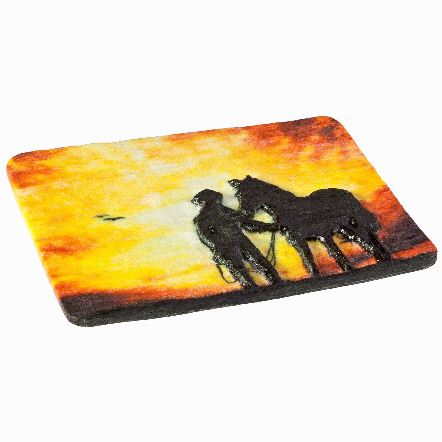 Schnitzen nach Farben - Schnitzbild Modell Cowboy (ohne Werkzeug)