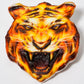 Schnitzen nach Farben - Schnitzbild Tiger (ohne Werkzeug)