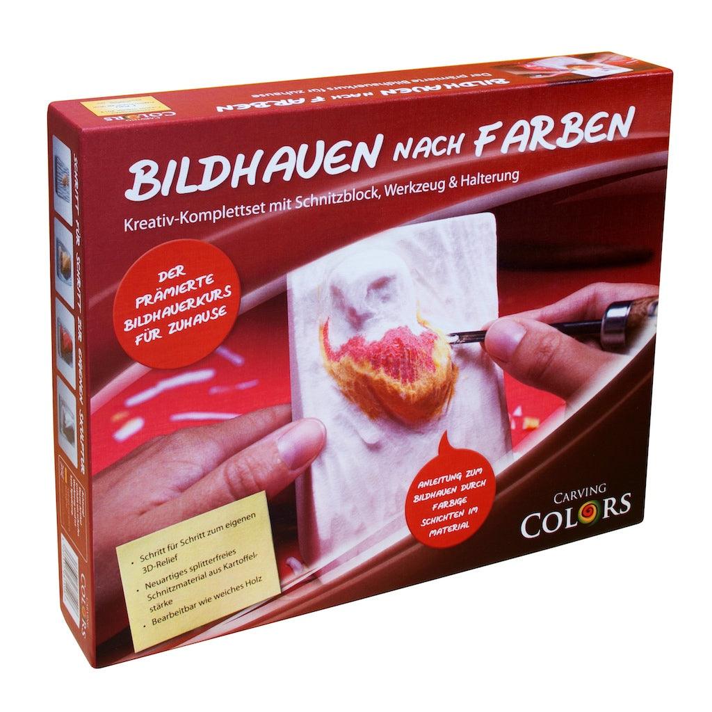 schnitzen nach farben - komplettset relief eule